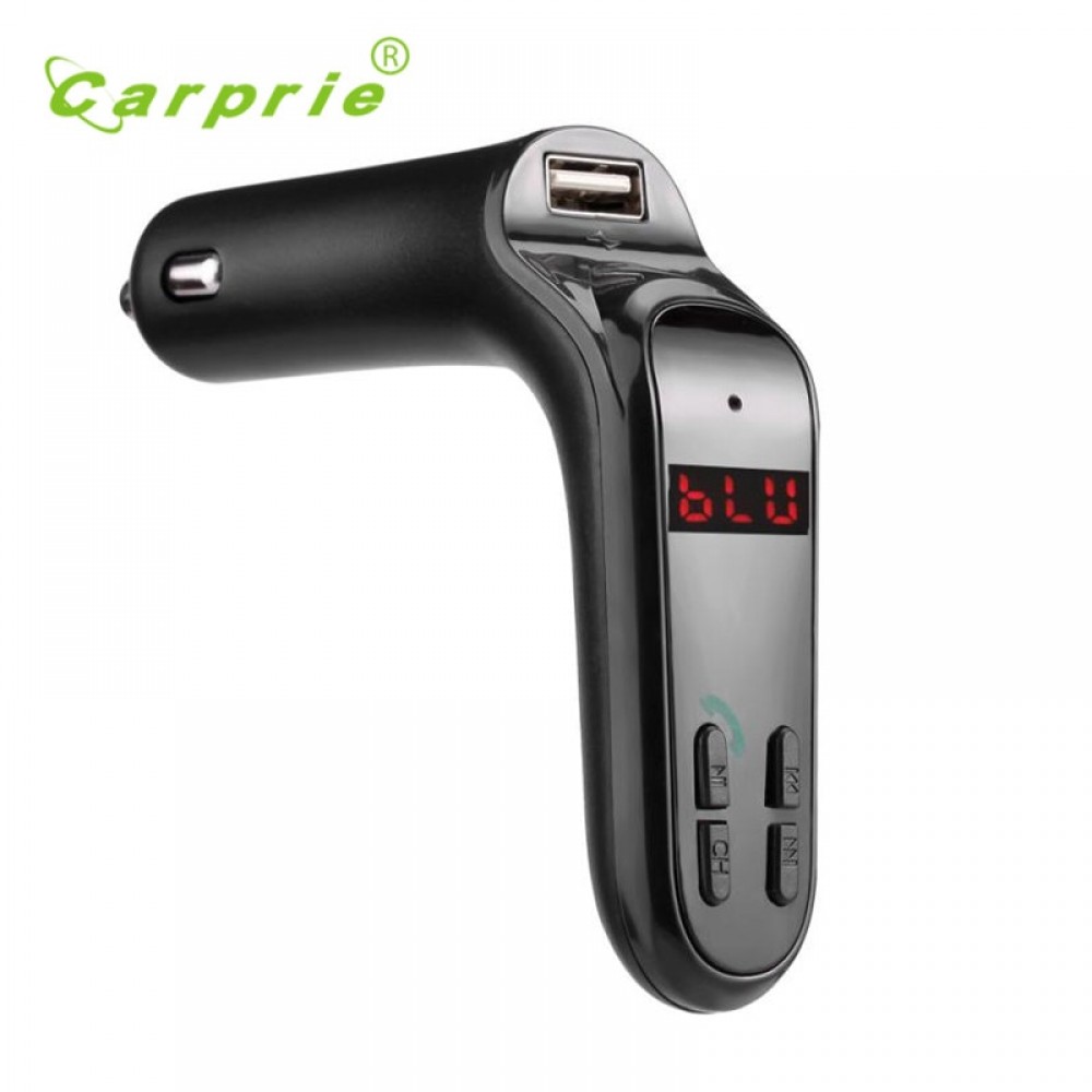 Car-styling Bluetooth Car Kit Handsfree FM Transmitter Radio MP3 Player USB Charger amp; AUX June21