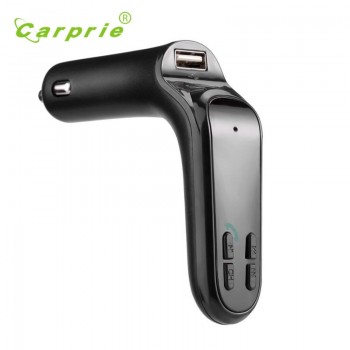 Car-styling Bluetooth Car Kit Handsfree FM Transmitter Radio MP3 Player USB Charger amp; AUX June21