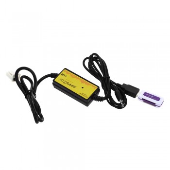 APPS2CAR Car Audio Interface MP3 USB / SD Adapter 12P Connect Digital CD Changer for Toyota