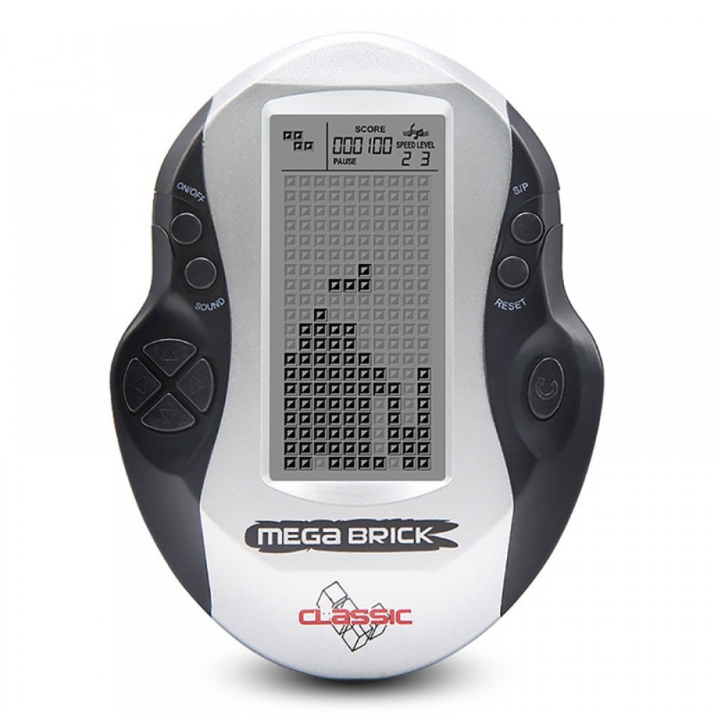 Retro Classical Tetris Handheld Game Players Childhood Electronic Games Toys LED Game Console With Big Screen