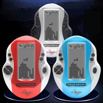Retro Classical Tetris Handheld Game Players Childhood Electronic Games Toys LED Game Console With Big Screen