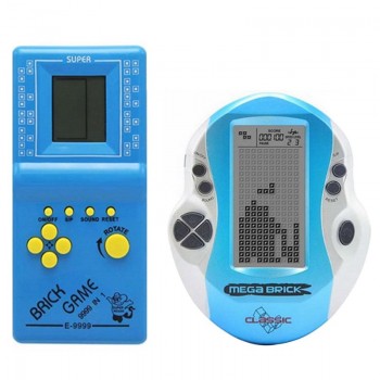 Retro Classical Tetris Handheld Game Players Childhood Electronic Games Toys LED Game Console With Big Screen