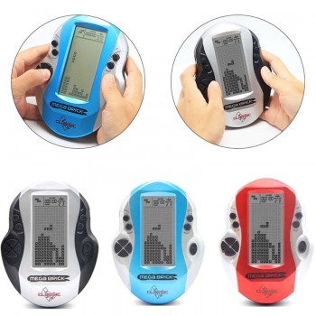 Retro Classical Tetris Handheld Game Players Childhood Electronic Games Toys LED Game Console With Big Screen