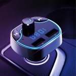 CDEN FM transmitter car MP3 player dual USB charger U disk lossless music playback Bluetooth receiver hands-free calling