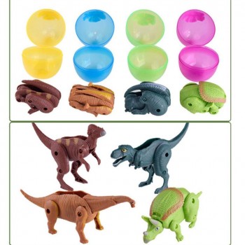 Simulation Deformation Dinosaur Egg Toy Model Deformed Dinosaur Egg Collection Easter Surprise For Kids Children A1