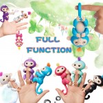 happy monkey pack Finger baby Monkey Rose Interactive Baby Pet Intelligent Toy Tip Monkey Smart Electronic Pet finger monkey