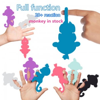 happy monkey pack Finger baby Monkey Rose Interactive Baby Pet Intelligent Toy Tip Monkey Smart Electronic Pet finger monkey