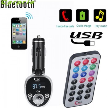 2017 FM Transmitter Wireless Radio Car Kit MP3 Player Adapter USB Charger  carro mp3 fashion quality           OCT24