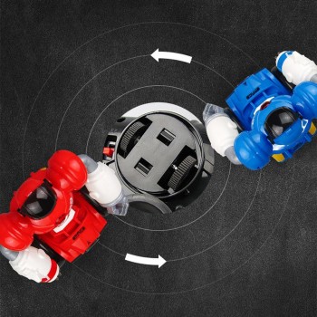 360 Rotating Electronic Dancing Robot Car Toy Boys Musical Flashing Baby Pets Interactive Electronic Walking Toys For Children