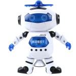 Amazing 360 Rotating Smart Space Dance Robot Electronic Walking Toys With Music Light For Kids Astronaut Toy Birthday Gift