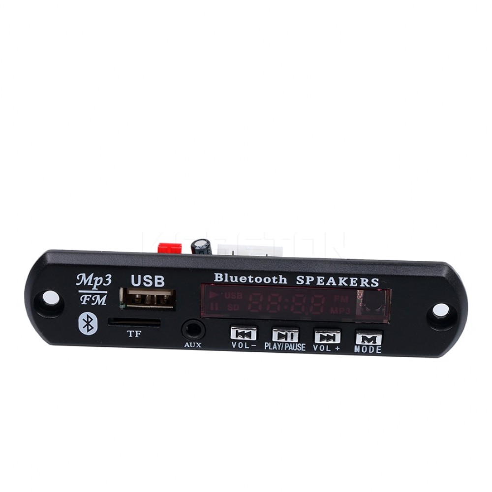 Hot Sale LED Bluetooth Call APE FLAC MP3 WMA WAV decoder board FM MP3 Player AUX 3.5MM 12V Audio Decoder Board Module FM USB TF