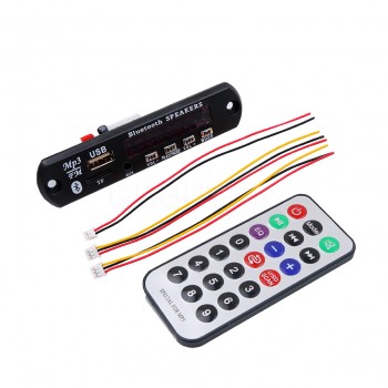 Hot Sale LED Bluetooth Call APE FLAC MP3 WMA WAV decoder board FM MP3 Player AUX 3.5MM 12V Audio Decoder Board Module FM USB TF