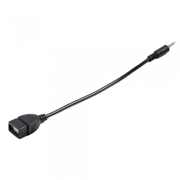 3.5mm Male to USB female Cable AUX Audio Plug JacK USB 2.0 Female Converter Cable Adapte