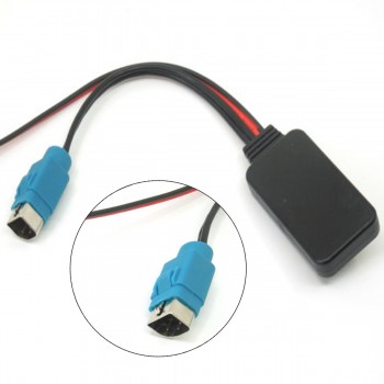 Bluetooth Aux Adapter Cable For Alpine/KCE-237B/CDE-101/CDE-102/CDA-105/IDA-X311 Speaker Line