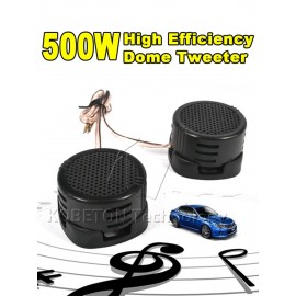 Universal High Efficiency 2x Car Mini Dome Tweeter Loudspeaker Loud Speaker Super Power Audio Auto Sound  car tweeters