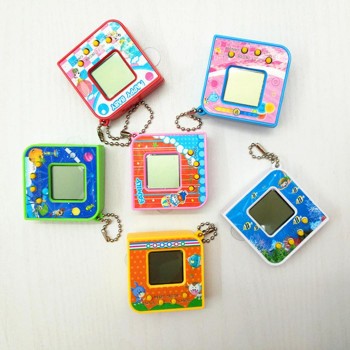 Kids Funny Retro Tamagotchi Electronic Virtual Pet Handheld Game Machine Toy 3 Years Unisex Square As Picture