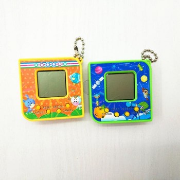 Kids Funny Retro Tamagotchi Electronic Virtual Pet Handheld Game Machine Toy 3 Years Unisex Square As Picture
