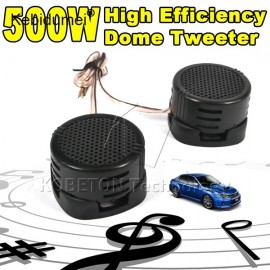 Kebidumei Newest 2pc 500W Car Mini Dome Tweeter Loudspeaker High Pitch speaker Super Power Audio Auto Sound Speaker for car
