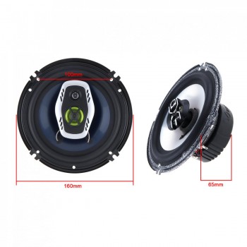 2pcs 6.5 Inch 16cm 600W 2 Way Car Coaxial Loud Speaker Auto Audio Music Stereo Full Range Frequency Hifi Loudspeakers
