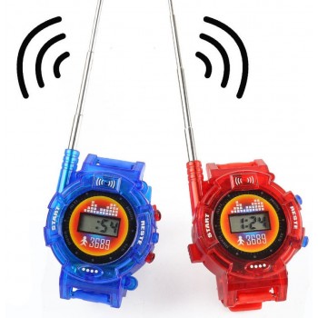 2Pcs/Pair Novelty 7in1 Kids Toys Watch Walkie-talkie Intercom Toys Outdoor Interaction Battle Game (Free Shipping)