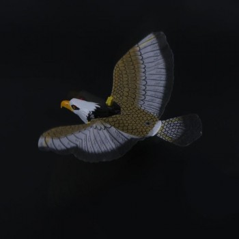 Electric Plastic Sound Wing Flying Eagle Toy Voice Spread Wings Battery Suspension Wire Eagle Toys Kid Child Gift