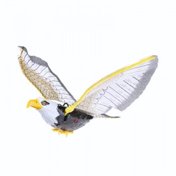 Electric Plastic Sound Wing Flying Eagle Toy Voice Spread Wings Battery Suspension Wire Eagle Toys Kid Child Gift