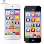 LeadingStar Multi-Functional Toy-phone Learning Toy Black Recharable With Dazzle Colored Light Childrens Toys