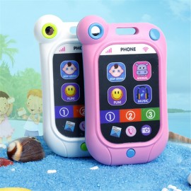 Plastic Baby Toy Phone Learning Musical Cell Phone Songs Animals Sound Simulated Mobile phone Kids Educational Toy Stop Crying