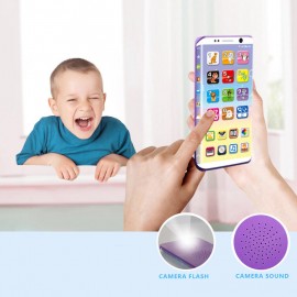 Kids Smart Phone Toys Educational Smart Phone Toy USB Port Touching Screen for Child Kid Baby 88 YJS Dropship