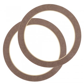 6.5 Inch Car Speaker Pad Horn Pad Waterproof Quakeproof Plastic Rubber Gasket for Cars