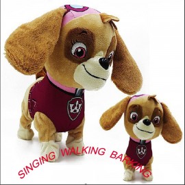 New Doll  Walking Barking Musical Robot Dog Electronic pet Toys Interactive Electric Pets Plush Toy Dog Christmas Gift For Kids