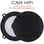 2pcs 5 Inch 100W Car HiFi Coaxial Loud Speaker 129 x 129 MM Vehicle Door Auto Audio Music Stereo Full Range Frequency Speakers