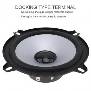2pcs 5 Inch 100W Car HiFi Coaxial Loud Speaker 129 x 129 MM Vehicle Door Auto Audio Music Stereo Full Range Frequency Speakers