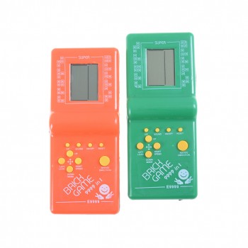 1PC  Interesting Game Music Playback Classic Handheld Game Machine Tetris Brick Game Kids Game Machine without Battery