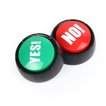 2pcs/set YES and NO Sound Button Toys Green Red Event amp; Party Tools Supplies Sounding Toys  Holiday Decorations