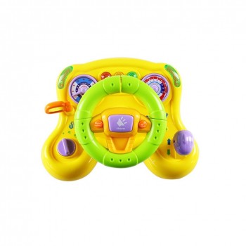 Baby Toy Driving Steering Wheel amp; Equipped With Lights, Mirror, Music,Driving Sounds Toys Childrens Early Education Toy