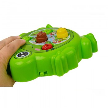 1 Pcs  Kids Electric Play Hamster Music Toys Plastic Hammer Game Family knock on Animal Head Noise Maker Educational Toys