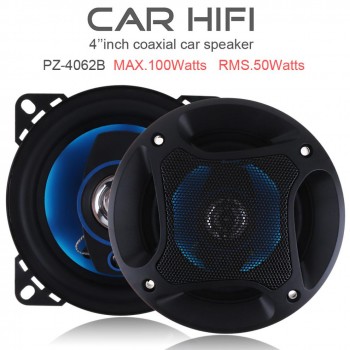 2pcs Car Speaker 4 Inch 100W 3 Way Auto Car Coaxial Hifi Speakers Horn Audio Music Stereo Full Range Frequency Loudspeaker