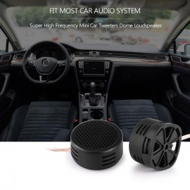 2pcs High Frequency Car Mini Dome Tweeter Loudspeaker Loud Speaker Universal Super Power Audio Auto Sound