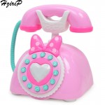 HziriP Baby Antique Landline Toys Sound Light Early Cartoon Simulation Retro  Children Light Music Toy Early Education Puzzle