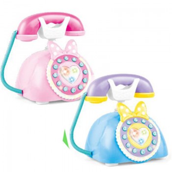 HziriP Baby Antique Landline Toys Sound Light Early Cartoon Simulation Retro  Children Light Music Toy Early Education Puzzle