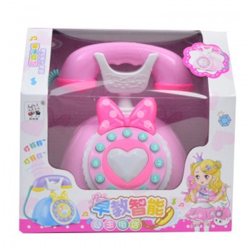 HziriP Baby Antique Landline Toys Sound Light Early Cartoon Simulation Retro  Children Light Music Toy Early Education Puzzle