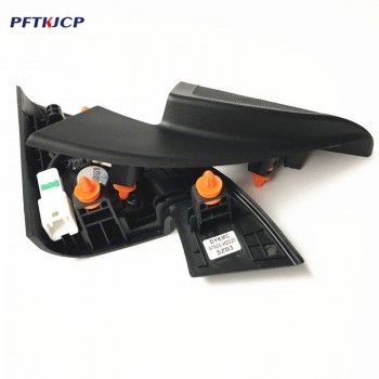 For KIA K2 2017 speakers tweeter car-styling Audio trumpet head speaker ABS material triangle speakers tweeter with wire