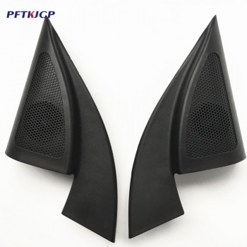 For KIA K2 2017 speakers tweeter car-styling Audio trumpet head speaker ABS material triangle speakers tweeter with wire