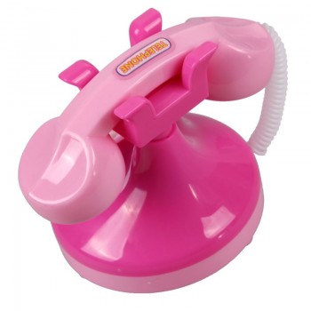 Cute Mini Simulated Flashing Toy Phone Fun Pink Lighting Phone Toy Baby Girls Educational Play House Pretend Play Toy
