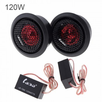 2pcs LaBo 12V 120W 92dB 2500-20KHz Frequency Car Dome Tweeter Loud Speaker Audio Loudspeaker Auto Stereo Treble Speakers