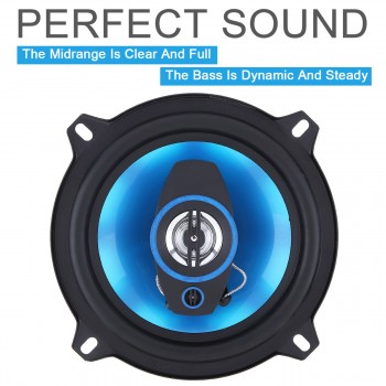 2pcs 5 Inch 400W 2 Way Universal Car Coaxial Speaker Vehicle Auto Audio Music Stereo Full Range Frequency Hifi Loudspeakers