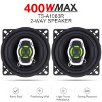 2pcs 4 Inch 10cm 400W 2 Way Hifi Car Coaxial Speaker Loudspeaker Auto Audio Music Stereo Full Range Frequency Loud Speakers