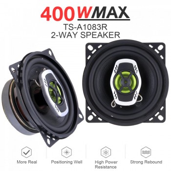 2pcs 4 Inch 10cm 400W 2 Way Hifi Car Coaxial Speaker Loudspeaker Auto Audio Music Stereo Full Range Frequency Loud Speakers