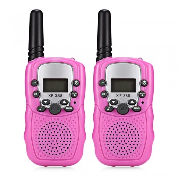 2pcs XF-388 Children Walkie Talkies 2-way Radio 3KM Range 22 Channels